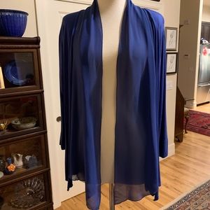 WILLI SMITH blue shrug, size L.